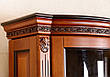 Вітрина (сервант) дерев'яна в класичному стилі Платина РКБ-Меблі 2-х радіусна, колір на вибір, фото 6