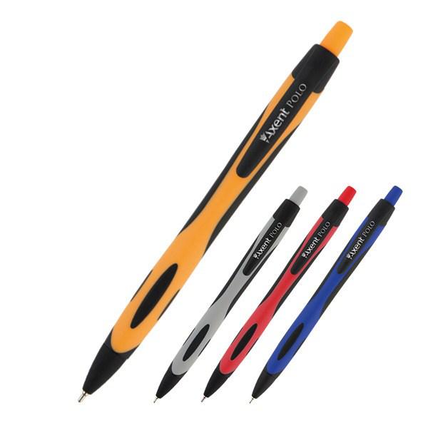 Ручка масляна автоматична Polo, синя