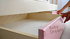 Дитяче ліжко для дівчинки біла з рожевим від 3 років з бортиками Baby Dream Color Star, фото 6