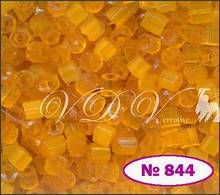 Бісер сатин Preciosa Чехія №85091 50г, помаранчевий