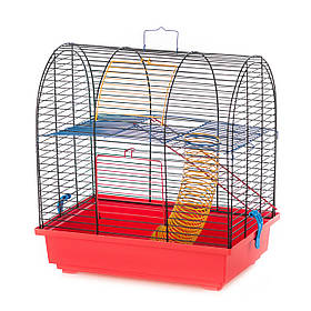 Клітка для гризунів, емаль GRIM 2 InterZoo 36*24*38 см