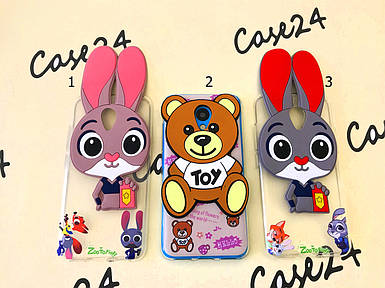 Гумовий 3D чохол для Meizu M3 (M3 Mini) / M3s Джуді та Тед