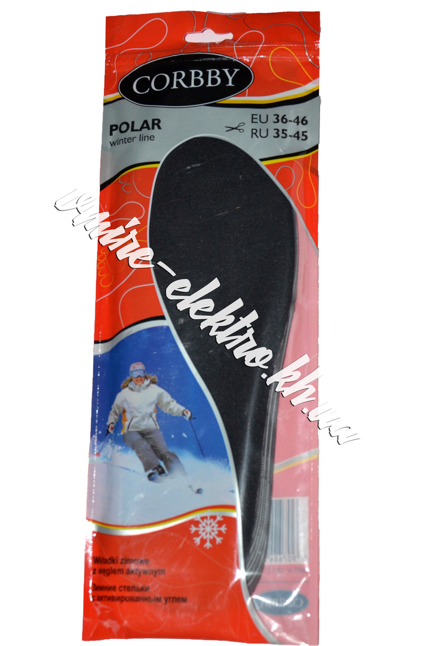 Устілки зимові з активованим вугіллям Corbby Polar 35-45