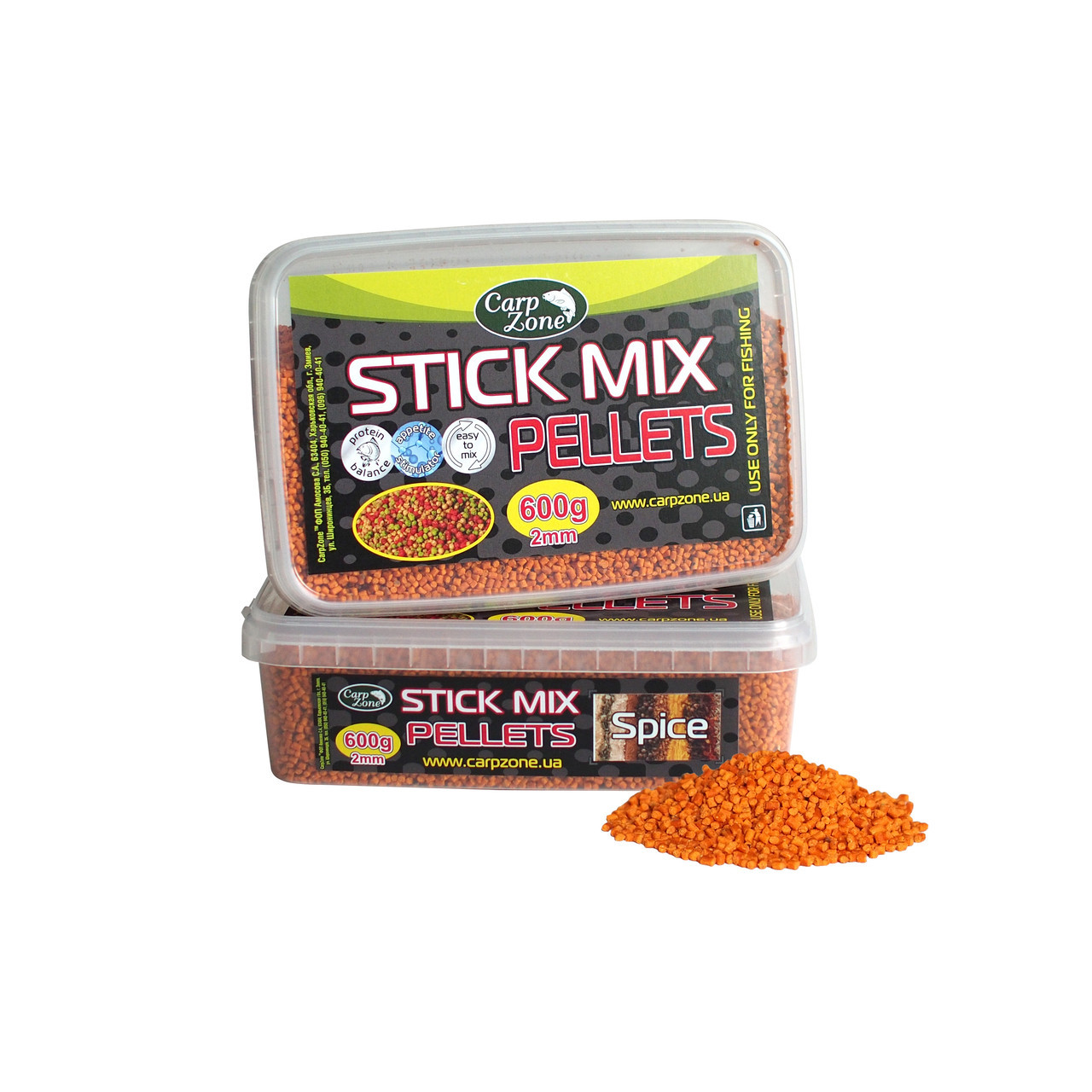 Стік Мікс пелети Stick Mix Pellets Spice (Спеції) 600g 2mm