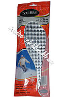 Устілки зимові тришарові з фольгою білі Corbby Alu 35-45