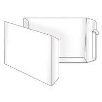 Конверт C4 324х229 білий СКЛ 0+0 клапан боковий