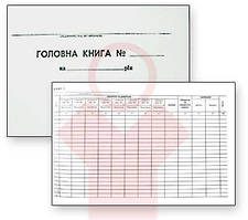 Головна книга А4 офсет 50 арк