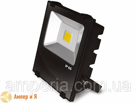 Прожектор світлодіодний із радіатором EUROELECTRIC LED COB MODERN 30W 6500 K, фото 1