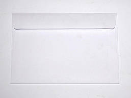 Конверт C5 229х162 білий СКЛ 0+0 клапан прямий