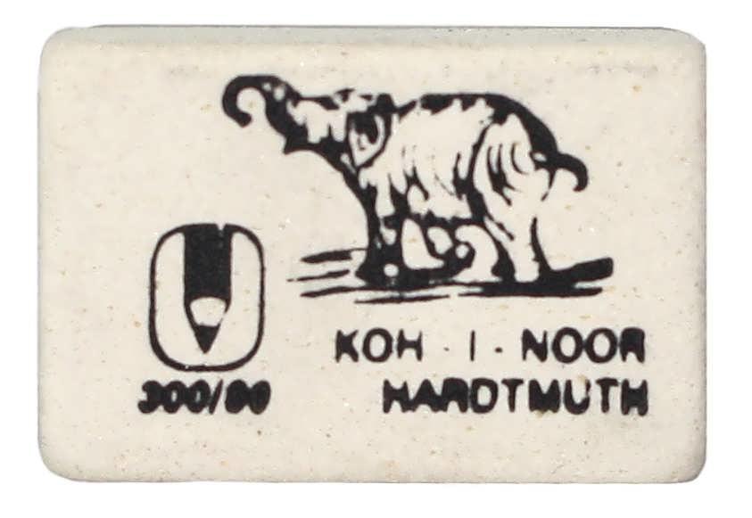 Гумка Koh-i-noor, чернографитовый олівець