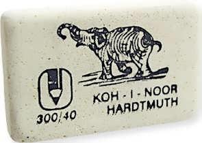 Гумка Koh-i-noor, чернографитовый олівець