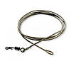 Готовий монтаж «Петлі Лидкор з швидкознімним вертлюгом» READY SPLICED LEADCORE WITH Q/C SWIVEL 80см Olive, фото 2