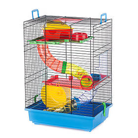 Клітка для гризунів, емаль TEDDY 2+TUBE InterZoo 36*24*54 см