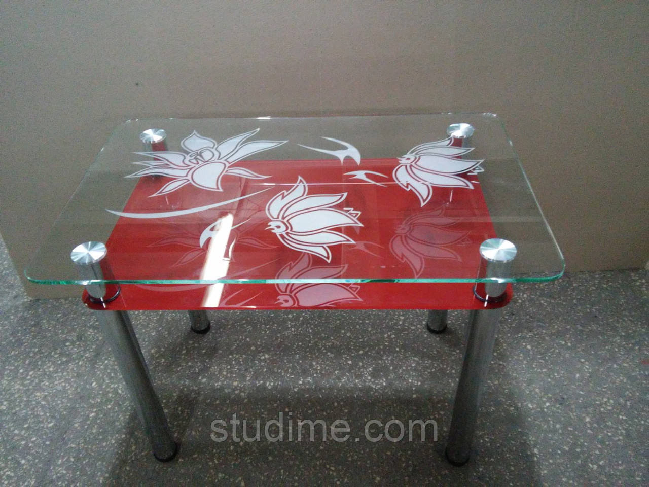 Стіл обідній скляний "Estet" 1, фото 1