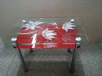 Стіл обідній скляний "Estet" 1