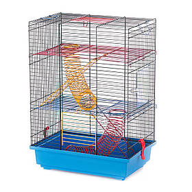 Клітка для гризунів, емальTEDDY 2+SPRING InterZoo 36*24*54 см