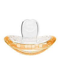 Соска силіконова Curaprox Babysoother orange/0 Жовтогарячого кольору (0-7 місяців) 1 шт.