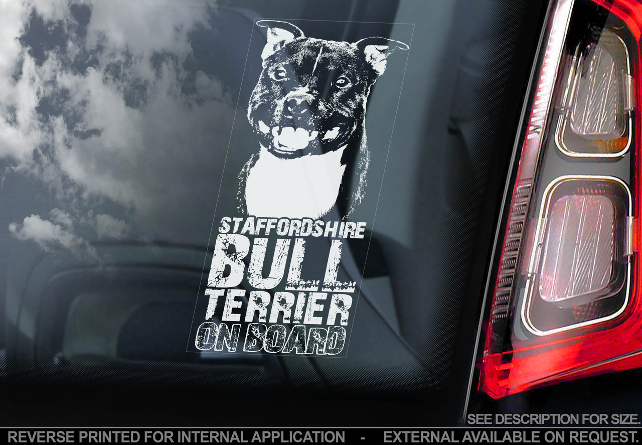 Стаффордширський Бультер'єр (Staffordshire Bull Terrier) стикер, фото 1