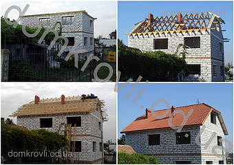  Монтаж керамической черепицы Tejas Borja Red