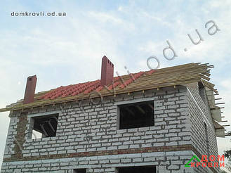  Монтаж керамической черепицы Tejas Borja Red