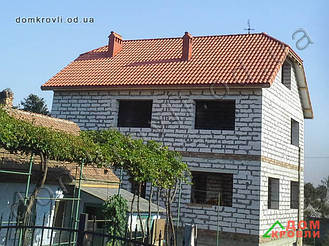  Монтаж керамической черепицы Tejas Borja Red