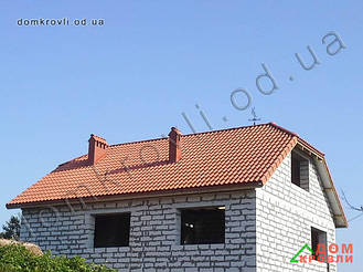  Монтаж керамической черепицы Tejas Borja Red