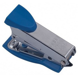 Степлер Buromax №10 (12арк) металевий, синій