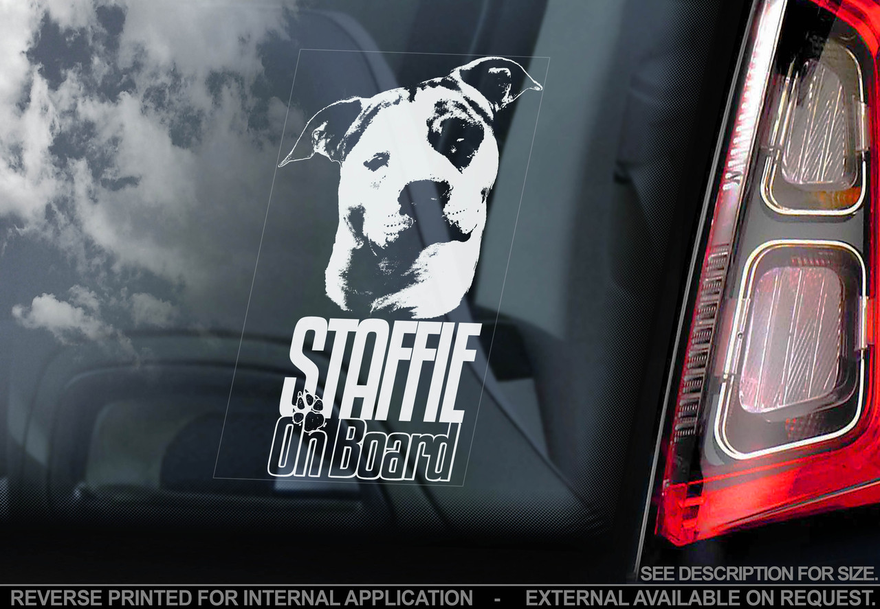 Стаффордширський Бультер'єр (Staffordshire Bull Terrier) стикер, фото 1