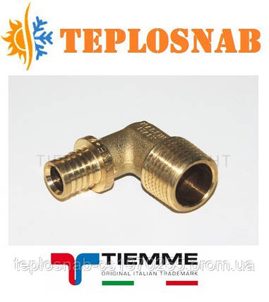 Косинець з зовнішньою різьбою 32 x 4,4 - 3/4" Tiemme, фото 2
