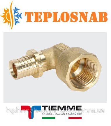 Косинець із внутрішньою різзю 20 x 2,8-1/2" Tiemme, фото 2