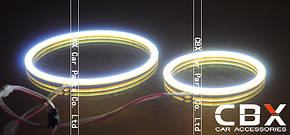Маска для ксенонових лінз G5 2.5": Z260-2 зі світлодіодними Ангельськими Ококами COB LED, фото 2