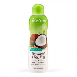 Шампунь TropiClean Oatmeal & Tea Tree Pet Shampoo