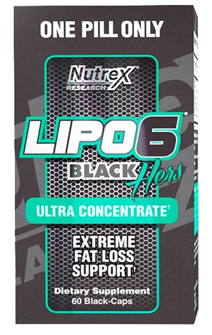 Комплекс схуднення Nutrex Lipo 6 Black Hers ultra concentrate caps 60