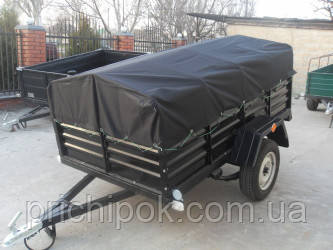 Тент ПВХ на легковий причіпштейн 2.2*1,3., фото 1