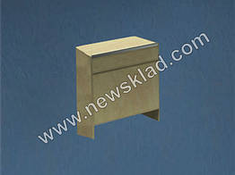 Торговий прилавок глухий із ламінованого ДСП, (без цоколя) ПГ1