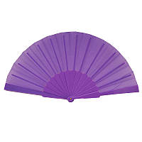 Віяло ручне для танцю 23х43 см бузкове (В4961)