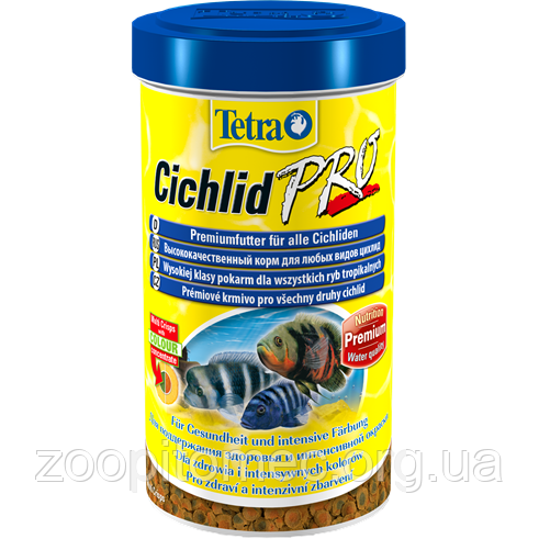 Корм TETRA (Тетра) CICHLID PRO для всіх видів цихлид, 500 мл