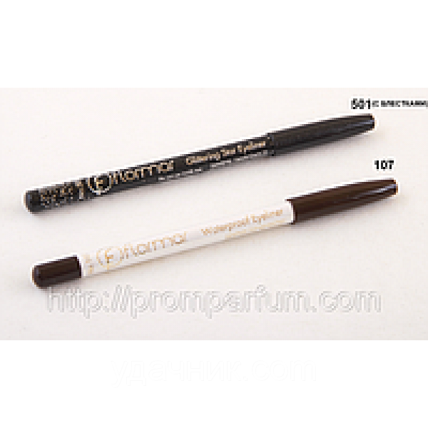 Водостійкий олівець для очей Flormar Waterproof Eyeliner