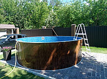 Басейн каркасний круглий Azuro 400DL 3.6 х 1.2 м морозостійкий, фото 5