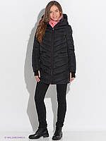 Жіноча чорна куртка пуховик Snowimage V516 XL 48
