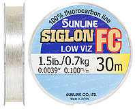 Флюорокарбон Sunline SIG-FC 30м 0.10мм 0.7кг поводковый