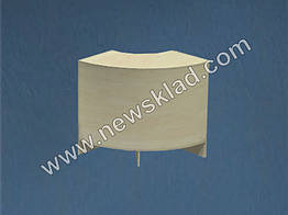 Торговий прилавок кутовий із ламінованого ДСП(без цоколя) РН 1