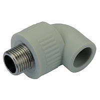  Кут 25 на 3/4" зовнішня різь поліпропілен Koer