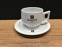 Чашка з блюдцем капучіно фарфор Lollo Caffe 150 мл.