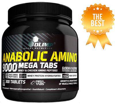 Amino 9000 mega tabs Olimp, 300 таблеток