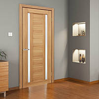 Двері міжкімнатні Cortex deco 02 дуб tobacco, фото 2