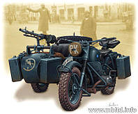 Пластиковая модель немецкого мотоцикла BMW R75. 1/35 MASTER BOX 3528