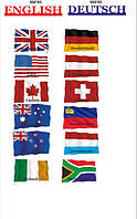 Набор декоративных стендов "Флаги разных стран"