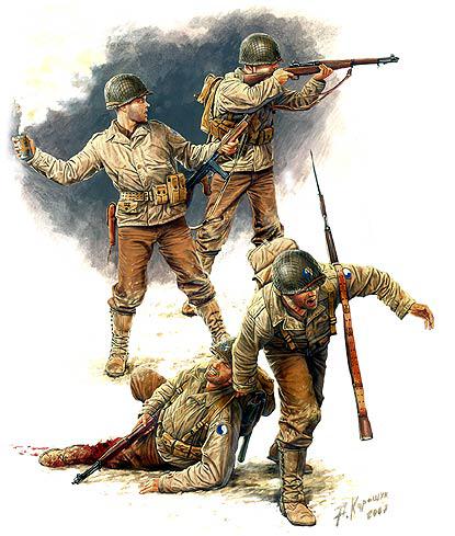 Американська піхота. Європа, липень 1944 рік. 1/35 MASTER BOX 3521