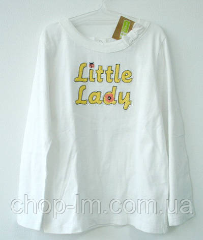 Батник (водолазка) на дівчинку Crazy8 "Little Lady" (білий, 5 років), фото 1